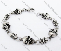 Stainless Steel Skull Bracelet -JB370012