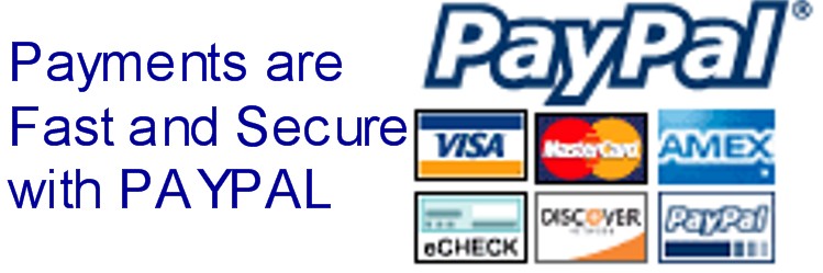 payments are fast and secure with paypal