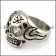 Big Zircon Eye Skull Ring r004914-2