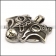 Stainless Steel Viking Wolf Pendant p005877-4