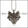 Viking Wolf Pendant Chain p005877-5
