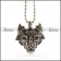 Viking Wolf Pendant Chain p005877-5