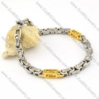 brilliant Stainless Steel Stamping Bracelets -b000644