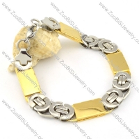 pleasant noncorrosive steel Stamping Bracelets -b000660