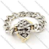  316L Steel  Biker Bracelets for Mens - b000702