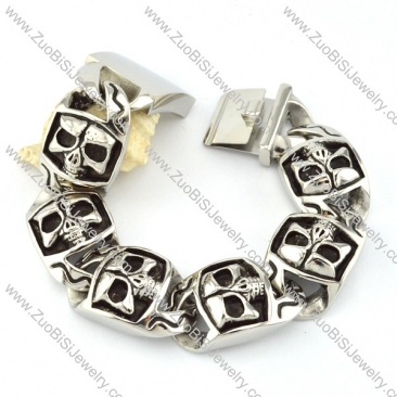  316L Stainless Steel  Biker Bracelets for Mens - b000709