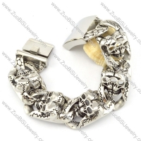 comely 316L Steel  Biker Bracelets for Mens - b000710