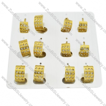 good quality noncorrosive steel Cutting Earring for Ladies - e000300