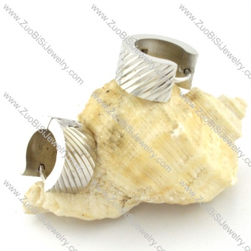 beautiful 316L Steel Cutting Earrings for Women - e000348