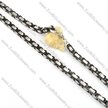 pretty Stainless Steel Stamping Necklaces - n000147