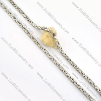 pleasant noncorrosive steel Stamping Necklaces - n000154