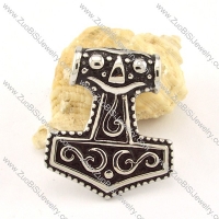 functional nonrust steel Hammer of Thor Pendants for men & bikers - p000475