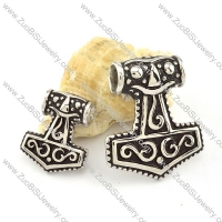 high quality 316L Hammer of Thor Pendants for couples - p000477