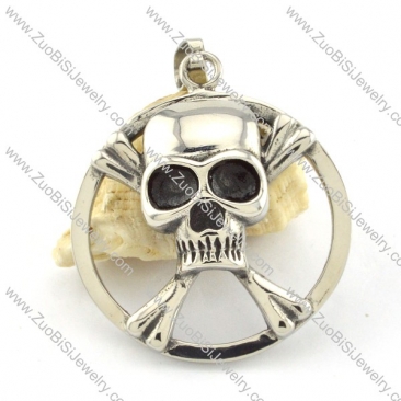 great oxidation-resisting steel Skull Pendants for men & bikers - p000483