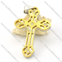 the best oxidation-resisting steel Cross Pendants - p000533