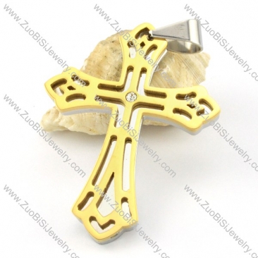 good-looking noncorrosive steel Cross Pendants - p000534