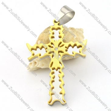 practical nonrust steel Cross Pendants - p000538