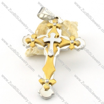 Stainless Steel Cross Pendants - p000546