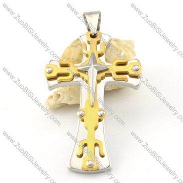 pretty nonrust steel Cross Pendants - p000550