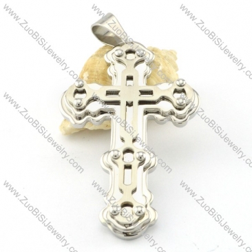 economic oxidation-resisting steel Cross Pendants - p000551