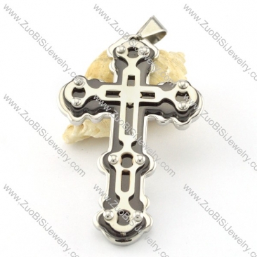 practical noncorrosive steel Cross Pendants - p000552