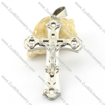 nice-looking oxidation-resisting steel Cross Pendants - p000554