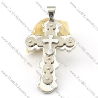 beauteous 316L Stainless Steel Cross Pendants - p000555