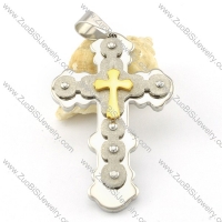 nice-looking 316L Steel Cross Pendants - p000556