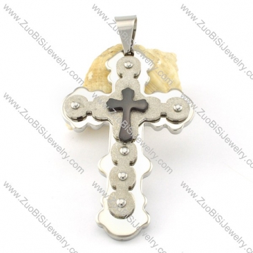 enjoyable Stainless Steel Cross Pendants - p000557