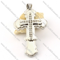 functional nonrust steel Cross Pendants - p000567