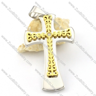 enjoyable oxidation-resisting steel Cross Pendants - p000576