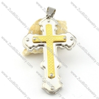 remarkable Stainless Steel Cross Pendants - p000579