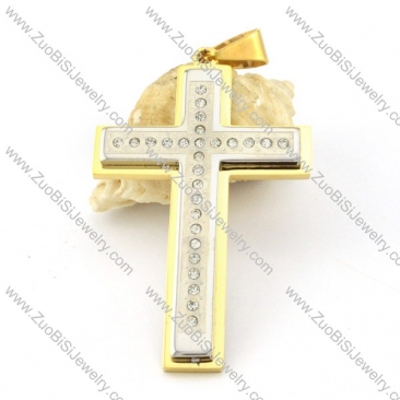 economic Steel Cross Pendants - p000582