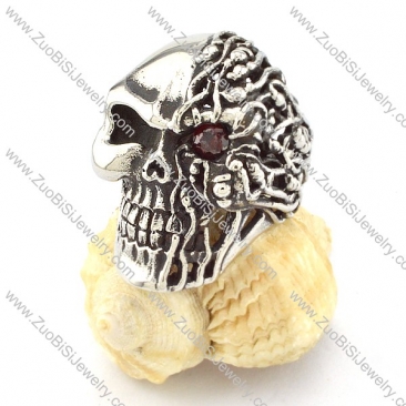 high quality Stainless Steel Biker Ring with punk style for Motorcycle bikers - r000515