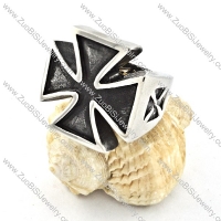 functional 316L Stainless Steel Cross Ring with punk style for Motorcycle bikers - r000522