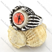 horrible 316L Stainless Steel Evil Eyeball Jewelry in punk ring style for Motorcycle bikers - r000529