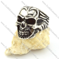 comely Steel Biker skull Ring with punk style for Motorcycle bikers - r000548