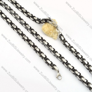 good 316L Stamping Necklace with Bracele Set - s000229