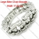 Huge Stainless Steel Motorcycle Chain Links Bracelet for Heavy Mens -b000626-11