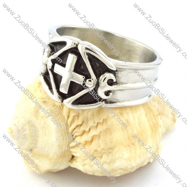 Stainless Steel Cross Rings -r000642