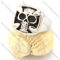 China Stainless Steel Skull Ring from biggest jewelry supplier -r000687