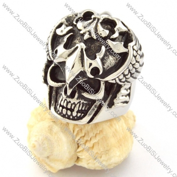 Cool Solider Skull Stainless Steel Rings -r000703