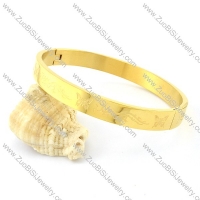 clean-cut Steel Bangle -b000898