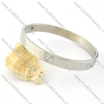 nice 316L Stainless Steel Bangle -b000899