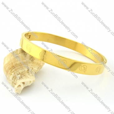 comely 316L Stainless Steel Bangle -b000906