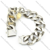 Casting Bracelet in 31L Stainless Steel for Bikers -b000960