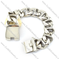 Casting Bracelet in 31L Stainless Steel for Bikers -b000962