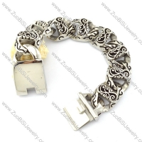 Casting Bracelet in 31L Stainless Steel for Bikers -b000969