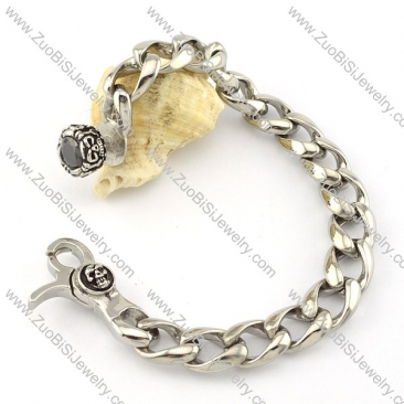 Casting Bracelet in 31L Stainless Steel for Bikers -b000976