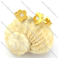 Plating Earring made of Stainless Steel for Girls -e000482